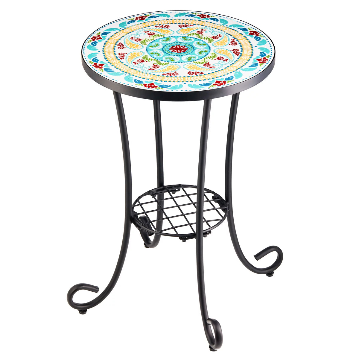 Side Table with Ceramic Tabletop F1502
