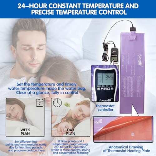 PVC Softside Water Bed with Smart Thermostats King P200