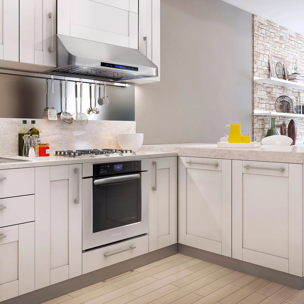 36 in. Ducted Under Cabinet Range Hood in Stainless Steel N694