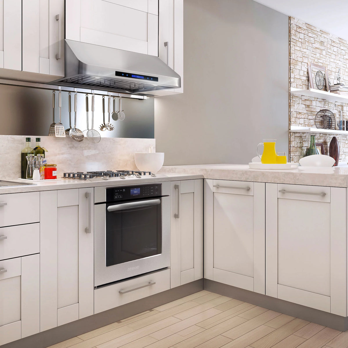 36 in. Ducted Under Cabinet Range Hood in Stainless Steel N694