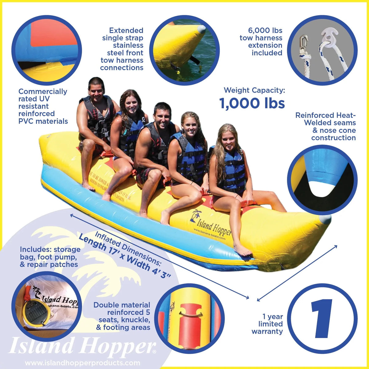 5 Passenger Banana Boat G6952