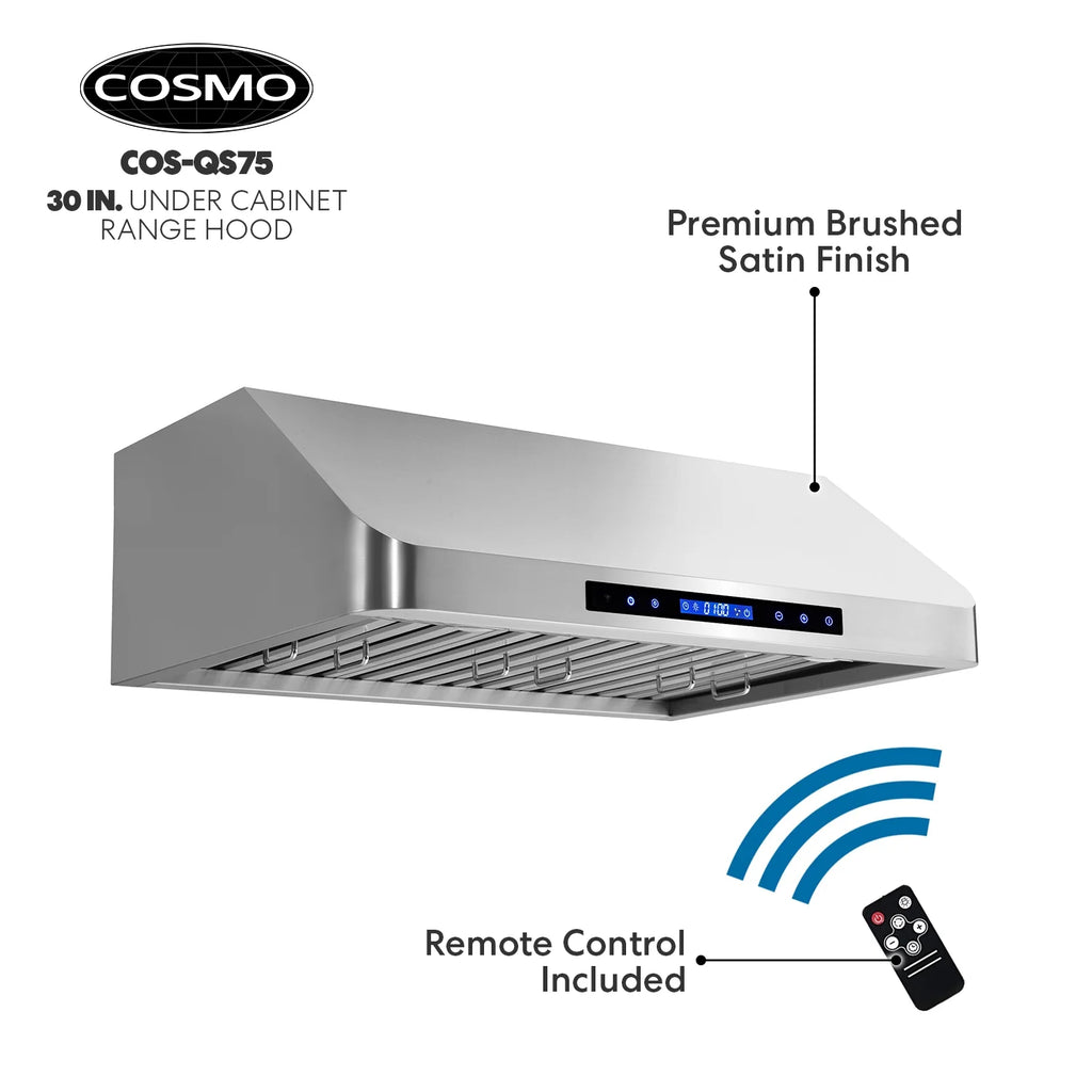 36 in. Ducted Under Cabinet Range Hood in Stainless Steel N694
