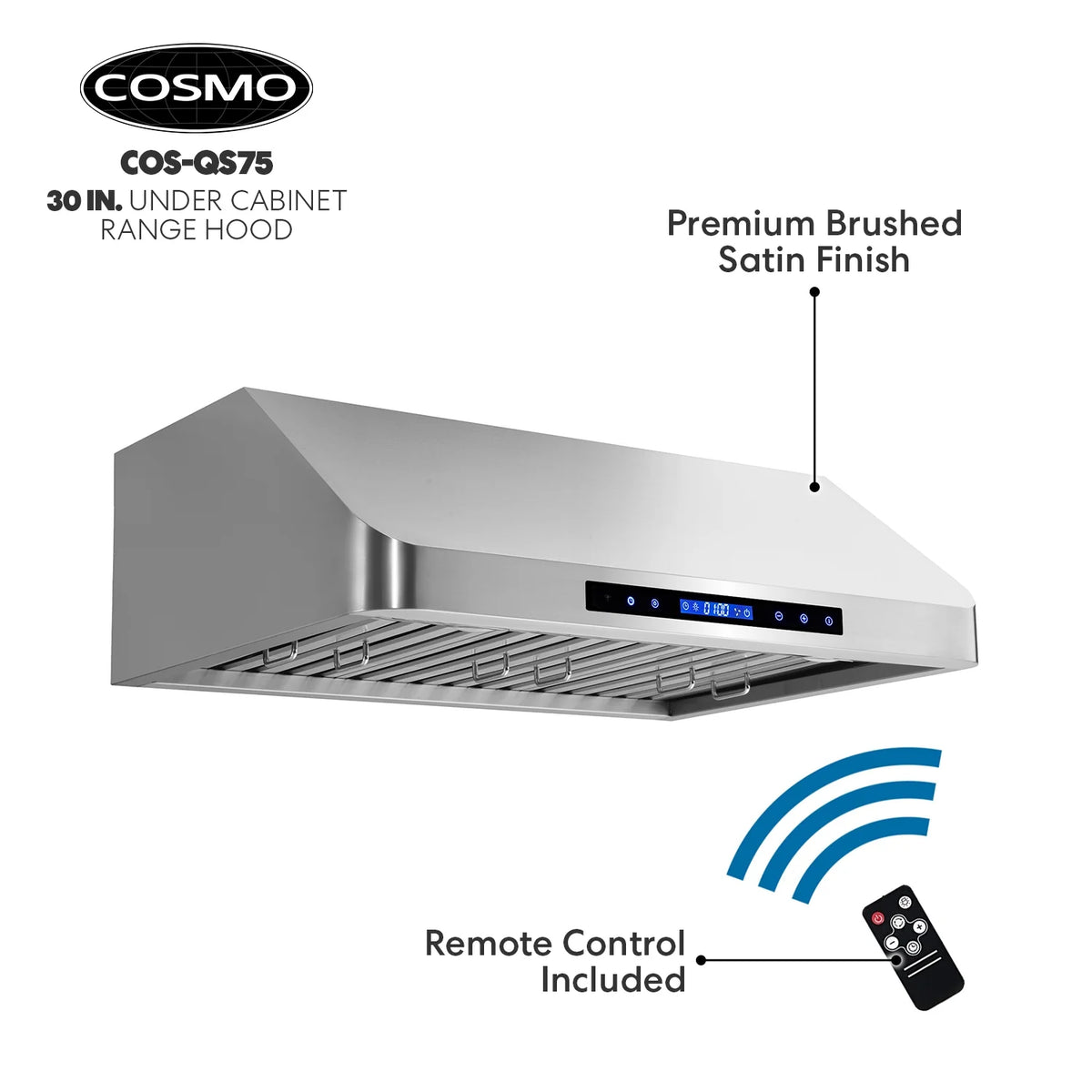 36 in. Ducted Under Cabinet Range Hood in Stainless Steel N694