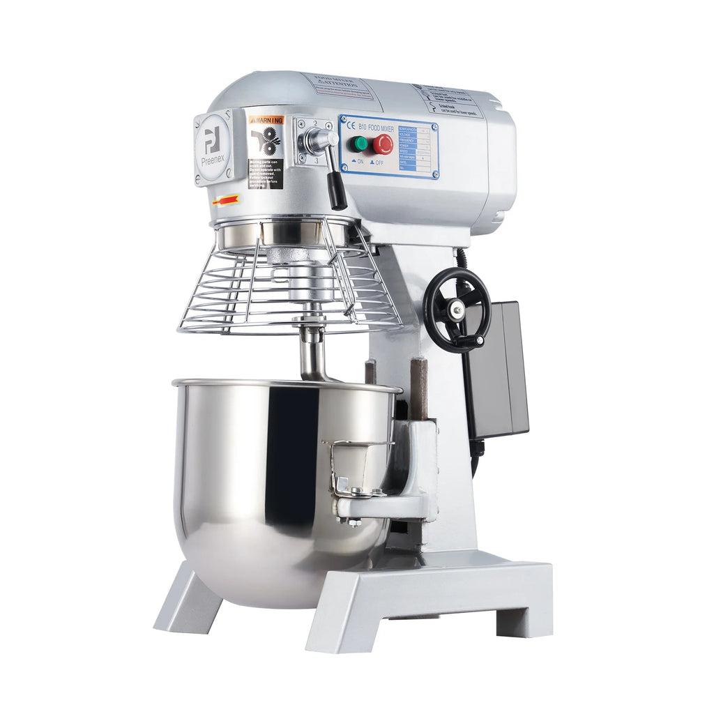 10Qt 600W Commercial Stand Mixer with 3 Attachment D31901