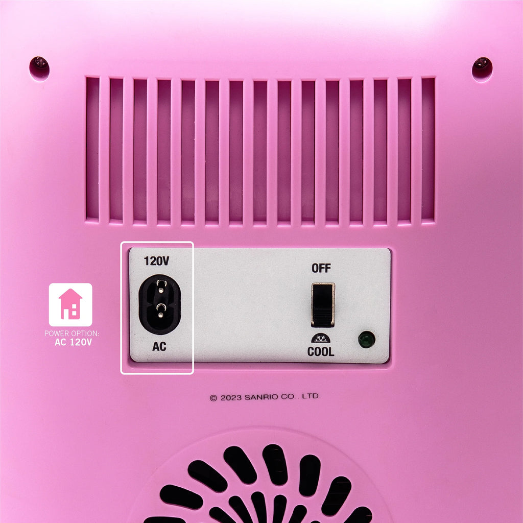 Pink Mini Fridge 7L with Light Up Mirror U495