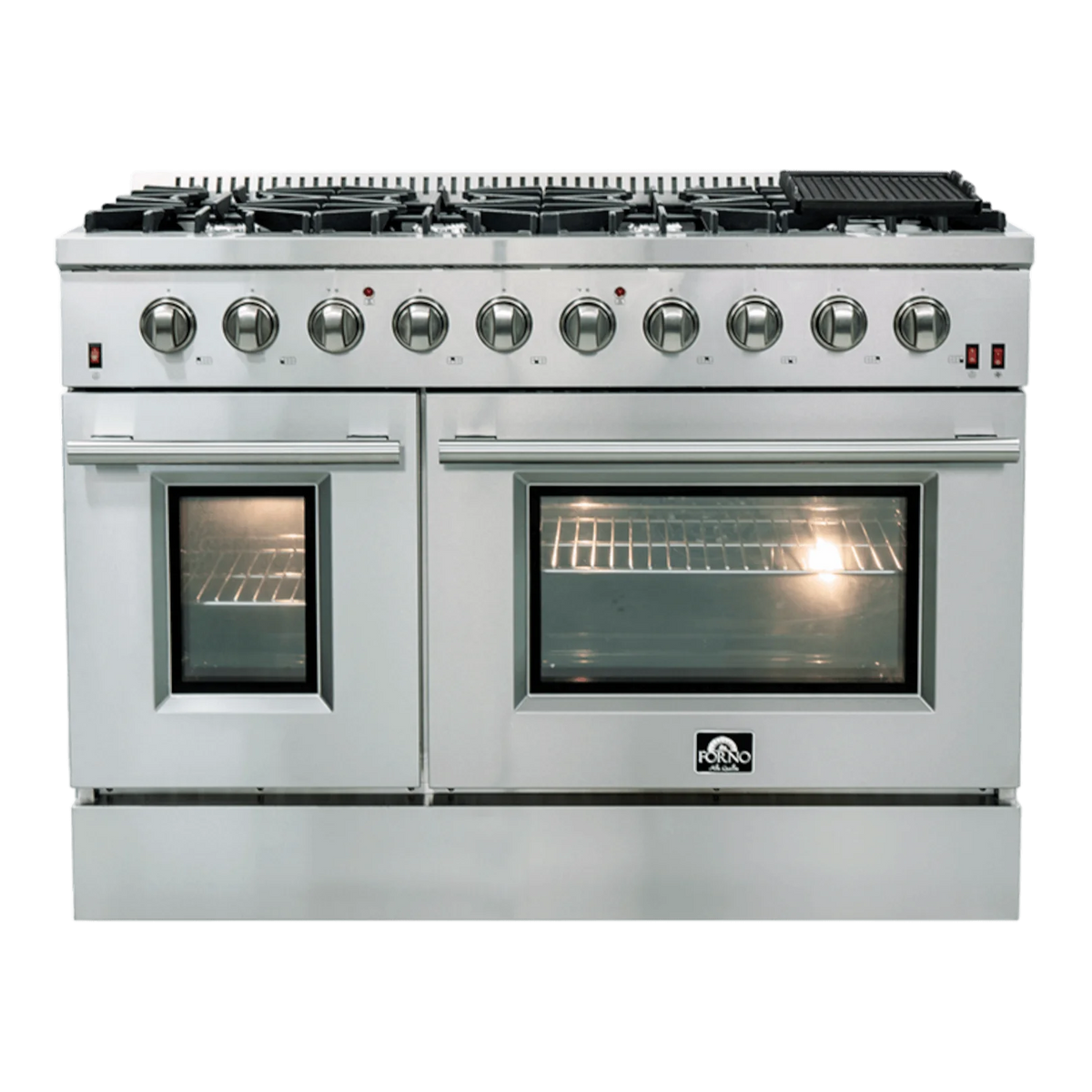 48 Freestanding Gas Range with 8 Sealed Burners in Stainless Steel Y962795