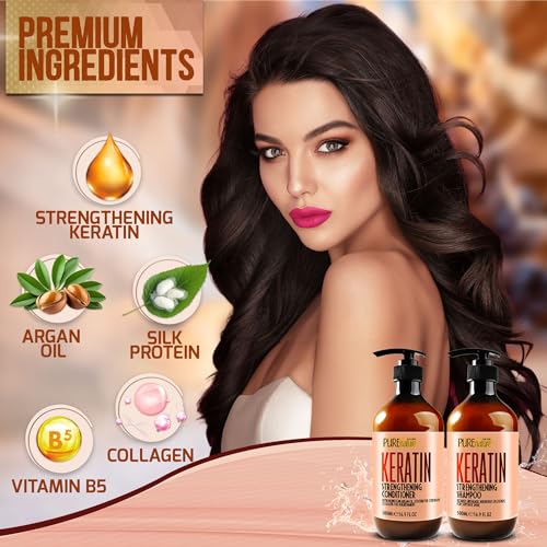 Sulfate Free Argan Oil Shampoo and Conditioner Set C256
