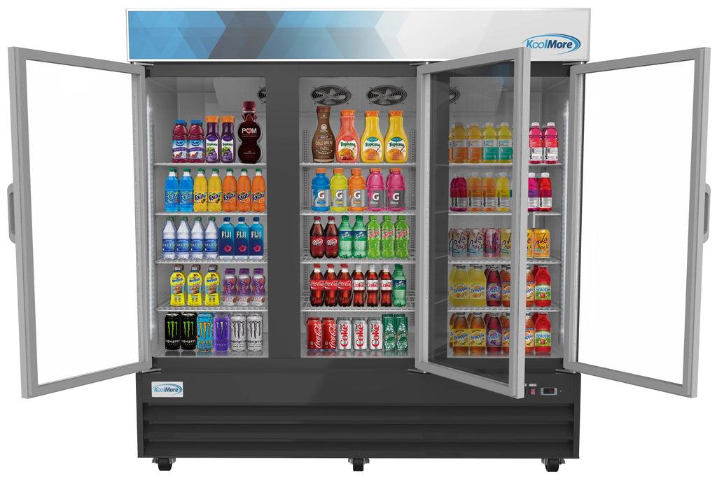 78 in. Three Glass-Door Merchandiser Refrigerator 53 Cu ft. X856579