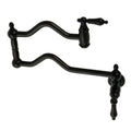 Two-Handle Pot Filler In Matte Black D7624