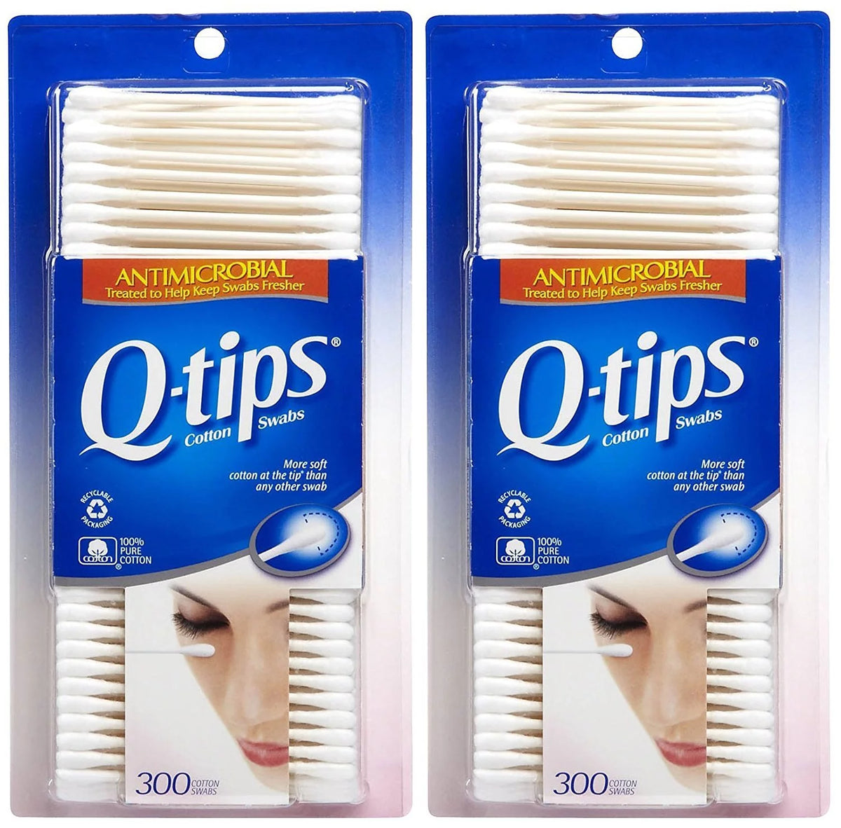 Cotton Swabs 300 Each Pack of 2 D1171