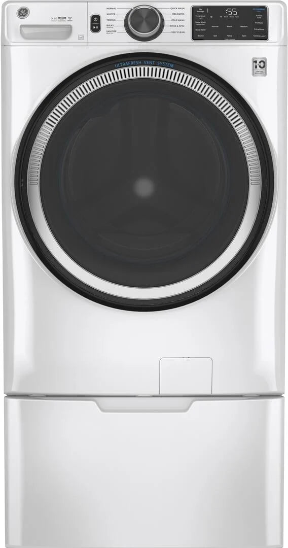 White 4.8 Cu Ft Front Loading Washer F203