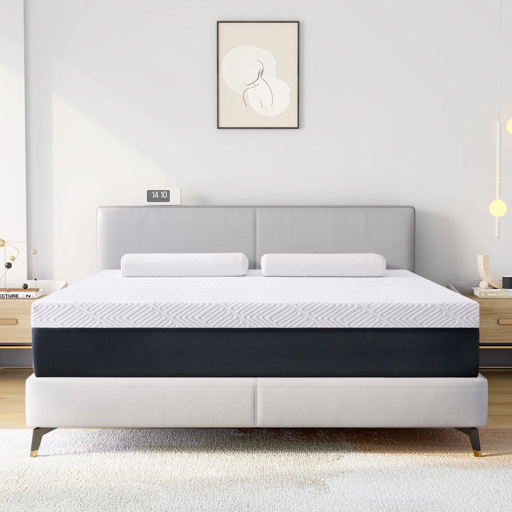 Short Queen 10 Cooling Gel Memory Foam Mattress V69186