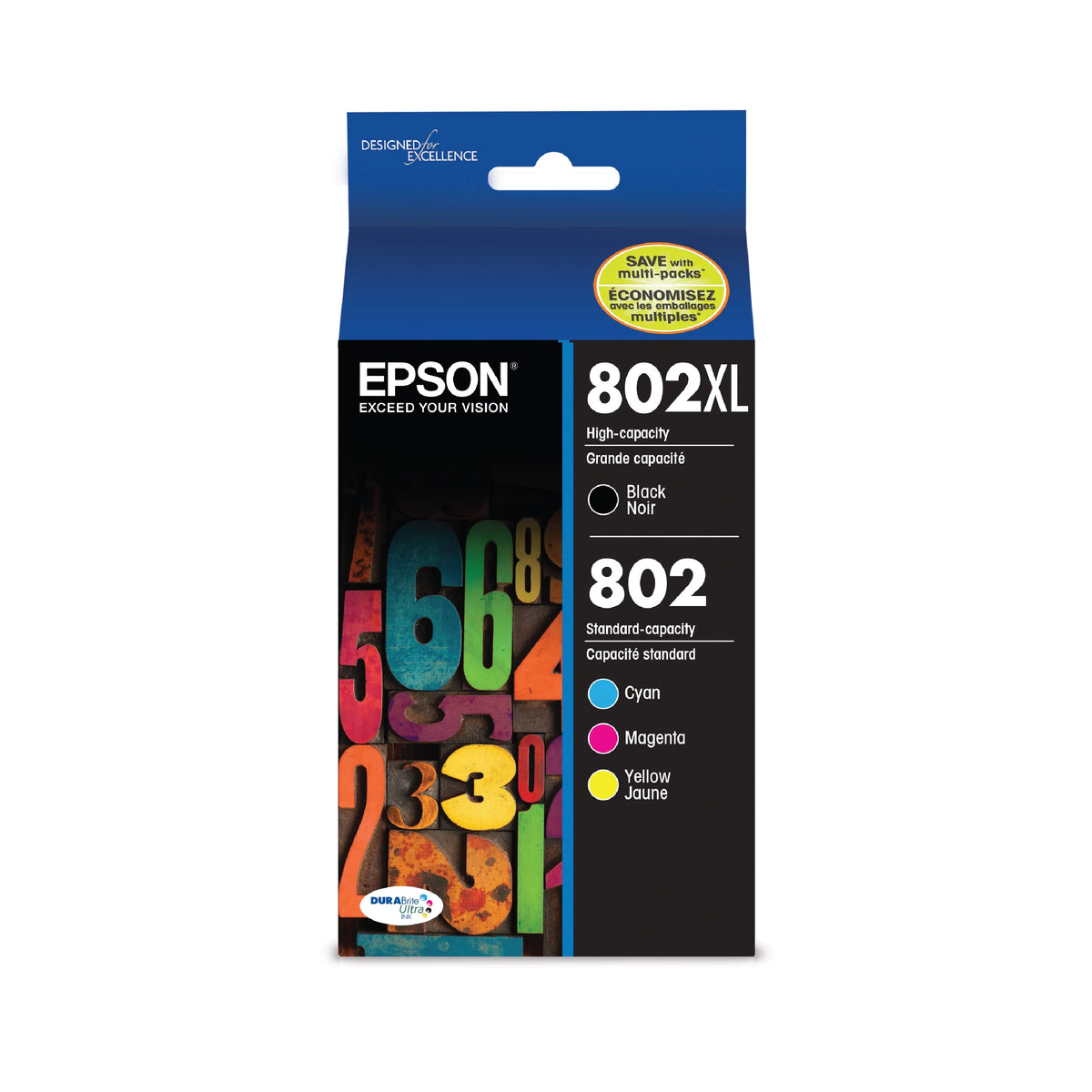 Black & Standard Color Ink Cartridge Combo Pack J82769