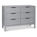 White 6-Drawer Dresser M5175