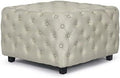 White Sherpa Ottoman Bench J938803