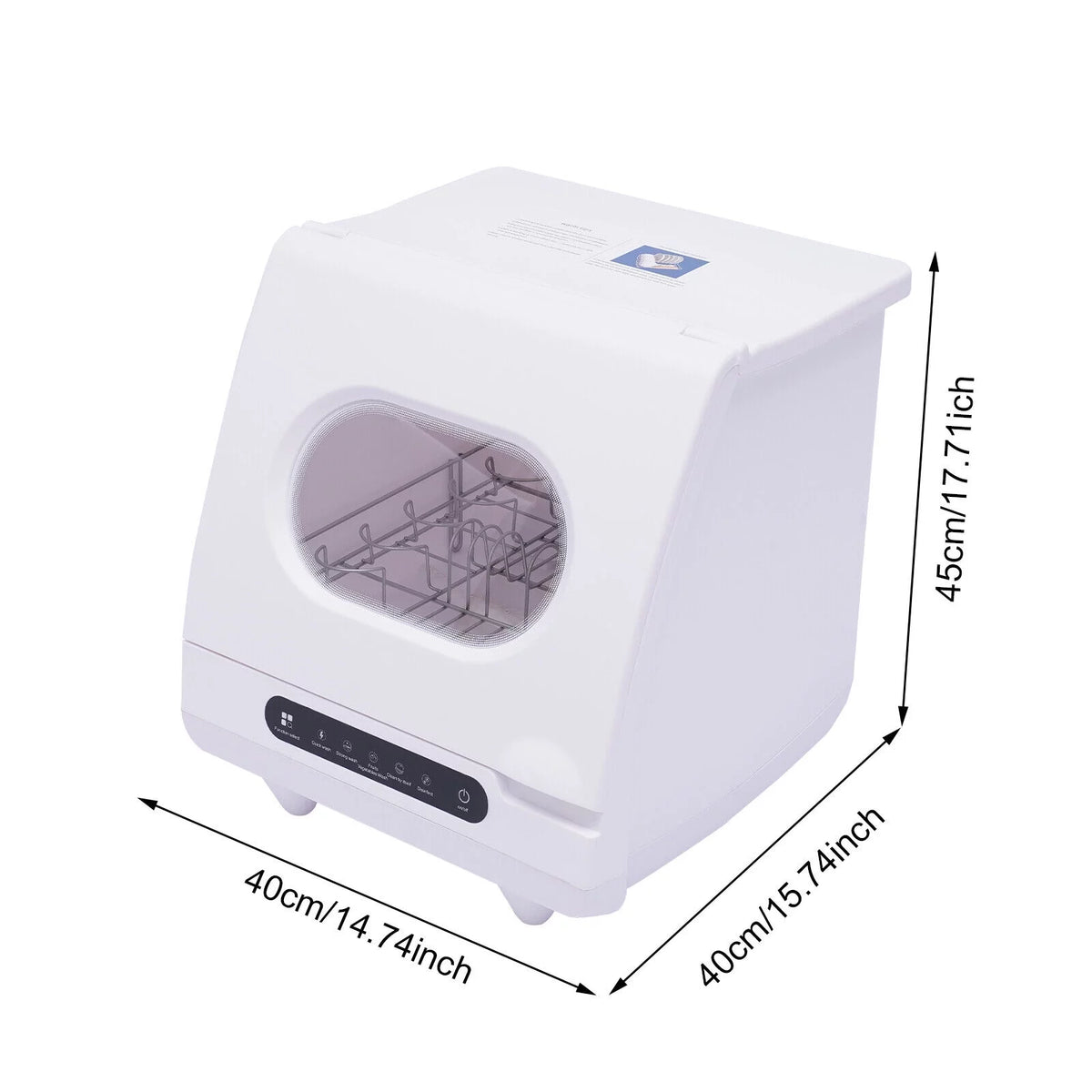 Portable Countertop Dishwasher 5 Washing Programs Mini Dishwashers Z655074