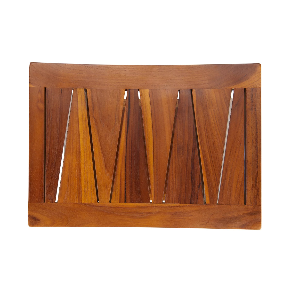 Teak Shower Stool with Shelf J135049