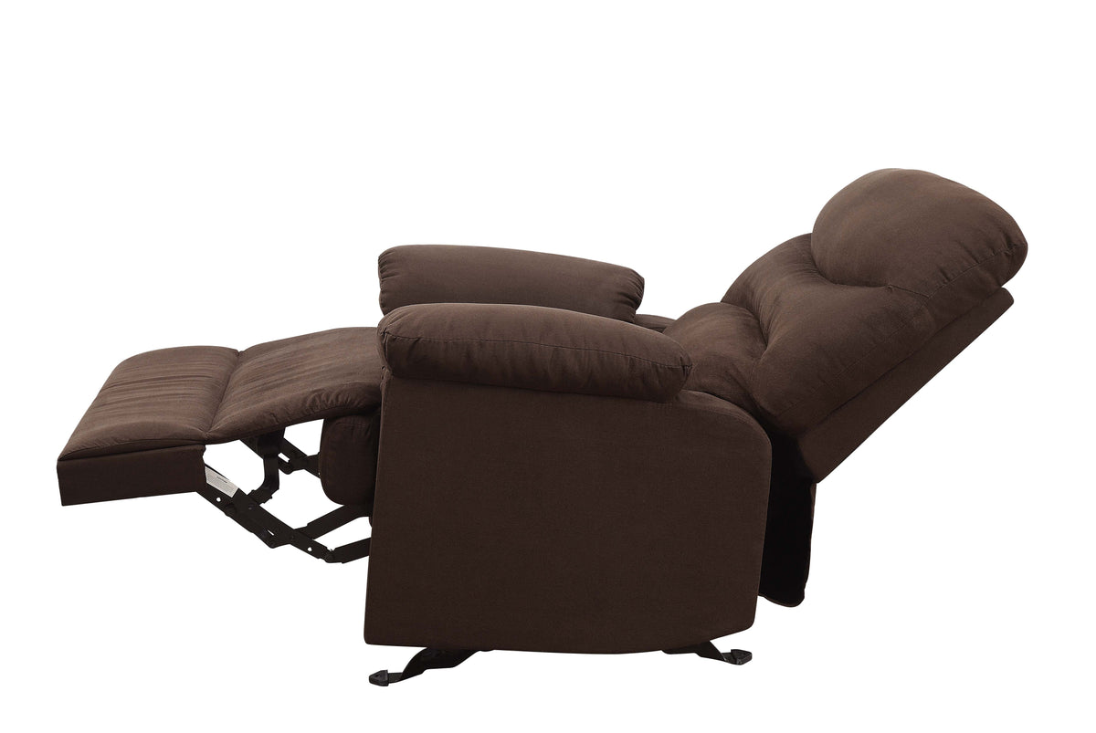 Chocolate Microfiber Recliner K108916