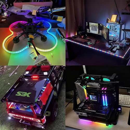 Ultra-Thin 5mm USB LED Light Strip with APP Control 160LEDs 4.92ft B619