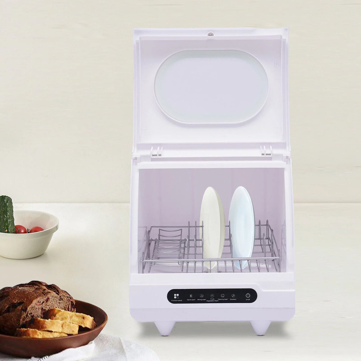 Portable Countertop Dishwasher 5 Washing Programs Mini Dishwashers Z655074