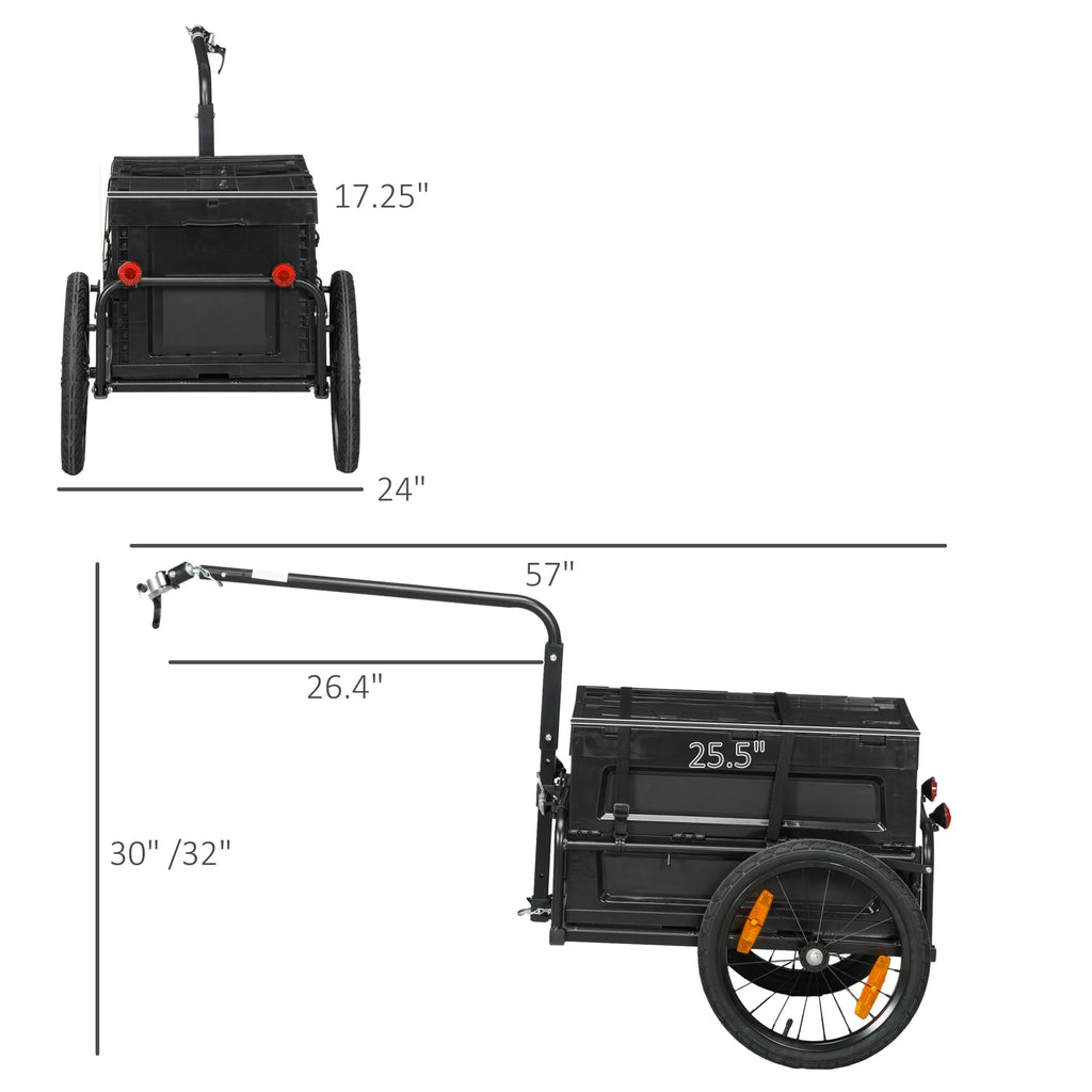 Bike Trailer Wagon with Storage Box E4547