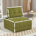Khaki Teddy Upholstered Barrel Accent Chair with Pillow Z1664