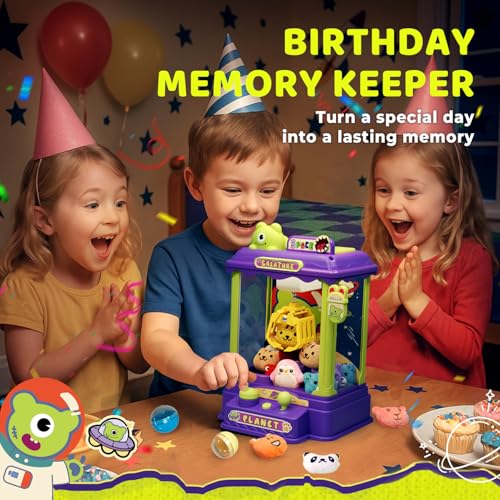 Mini Claw Machine with Plush and Capsule Toy F593