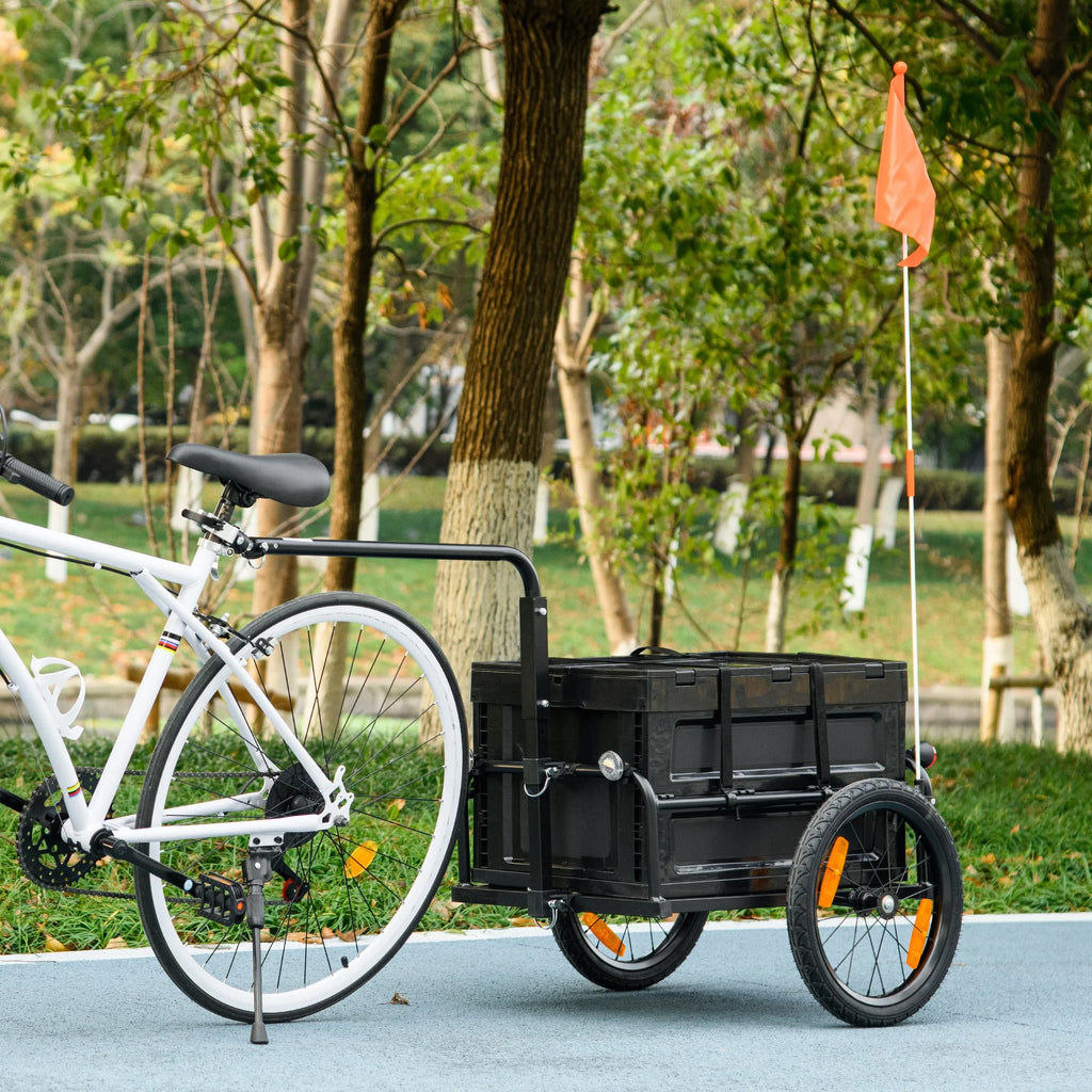 Bike Trailer Wagon with Storage Box E4547