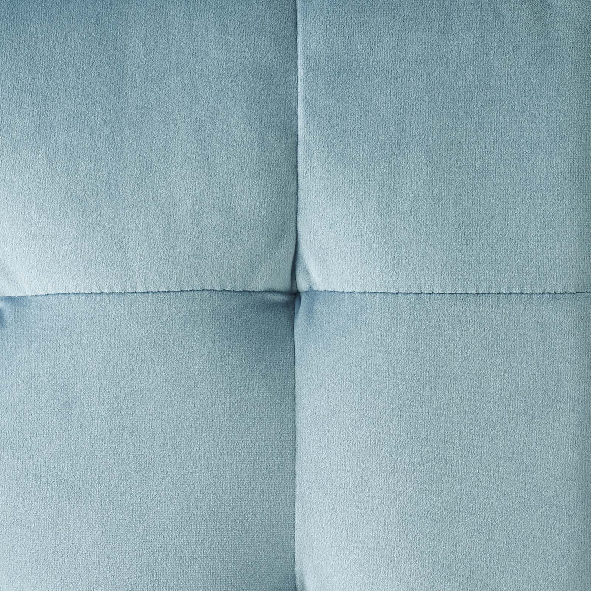 Light Blue Velvet Accent Chair Ottoman E9999