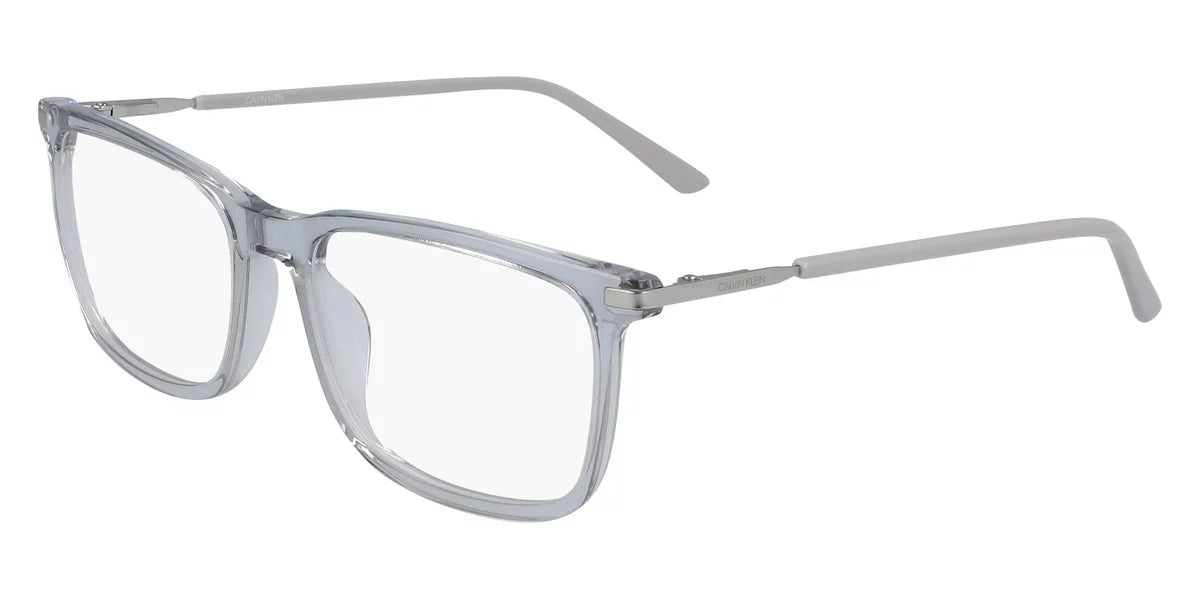Rectangle Crystal Smoke Eyeglasses E7366