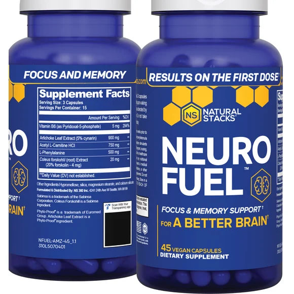 45 Capsules Nootropic Brain Supplement B71177