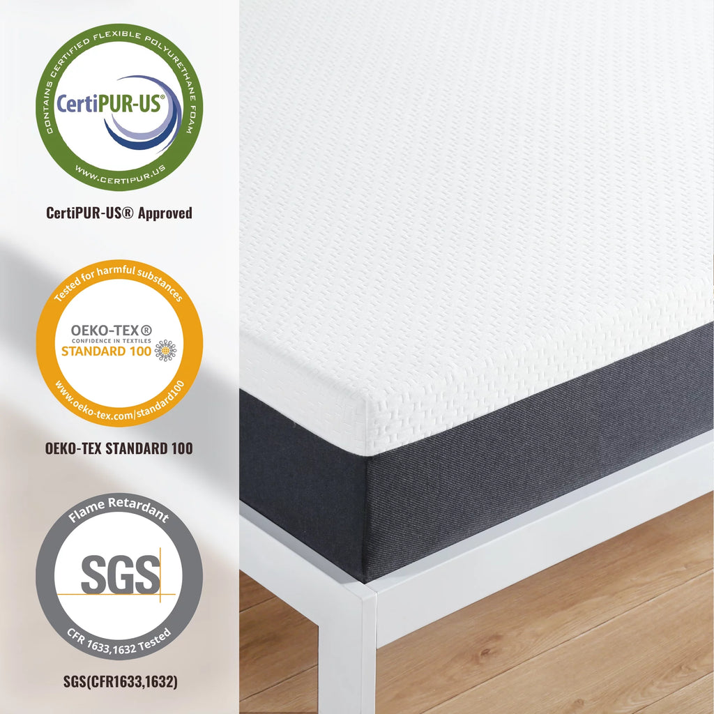 10 Inch Gel Memory Foam Mattress Medium Firm Full Size I51989