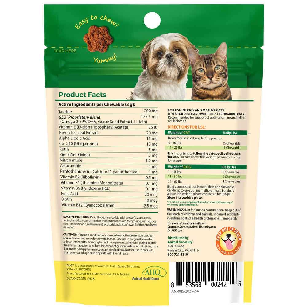 Vision Supplement Chewables for Dogs and Cats F9473