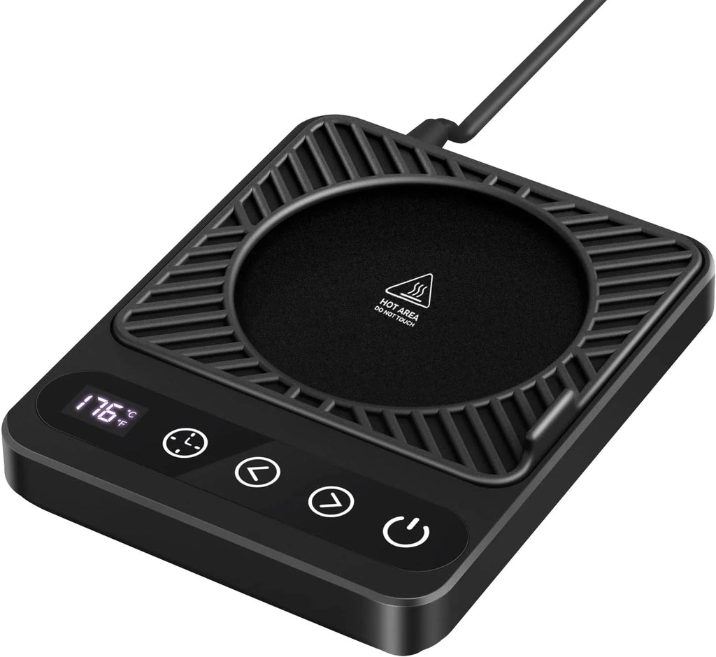 Coffee Mug Warmer with 6 Temp Settings, Black I62981