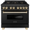 36 4.6 cu. ft. Dual Fuel Range Black Stainless Steel C29767