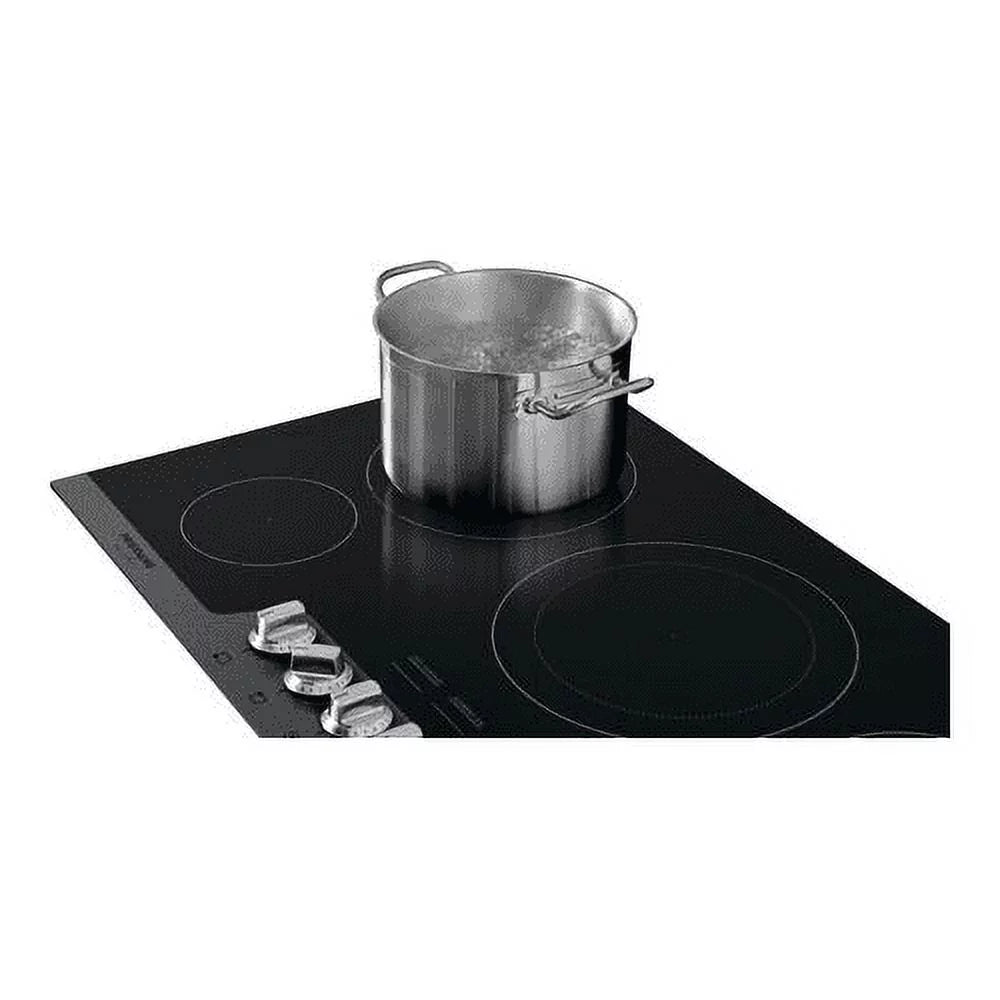 36 Electric Cooktop with 5 Elements Ceramic Glass Stainless Steel M569