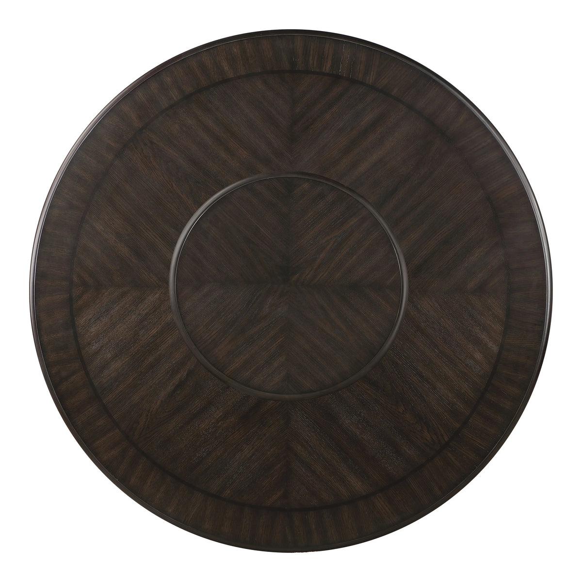 Wood Dining Table with Lazy Susan W5486