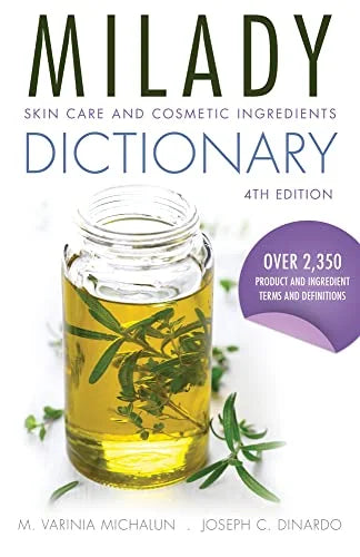 Skin Care and Cosmetic Ingredients Dictionary Paperback F51006