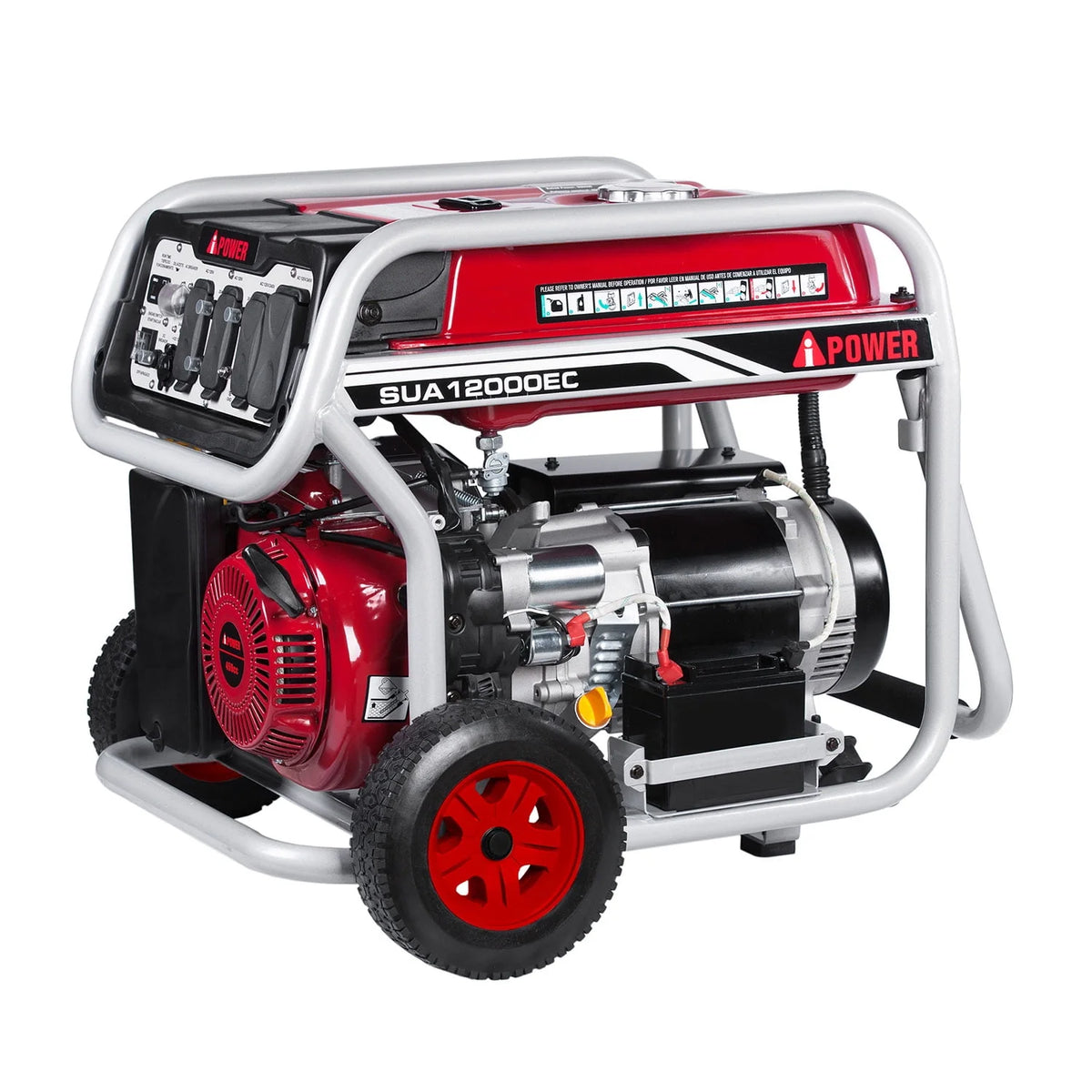 12000 Watt Portable Gas Powered Generator I640