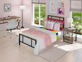 Modern Bed Frame with 4 Metal Legs L373
