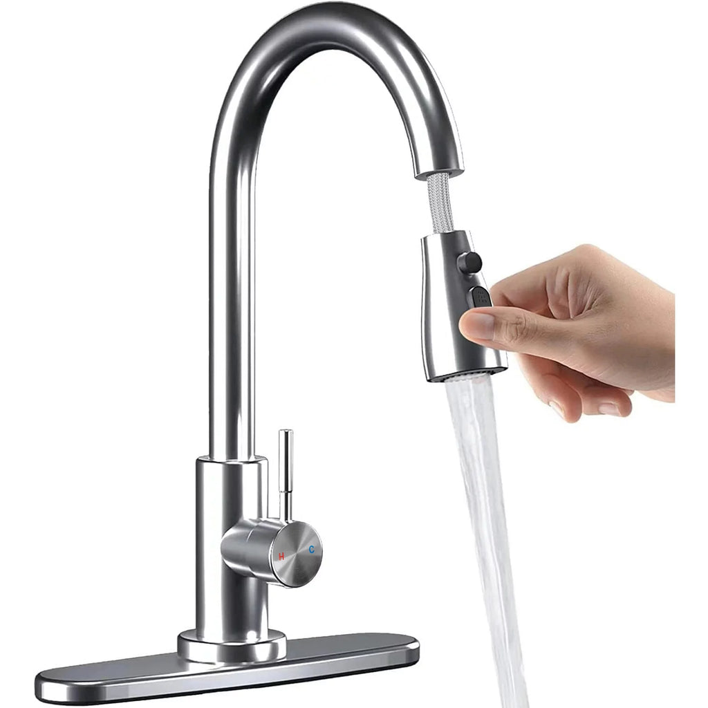 Kitchen Faucet with Pull Down Sprayer Single Handle I17860