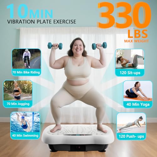 Vibration Plate Exercise Machine with 120 Speeds J82609
