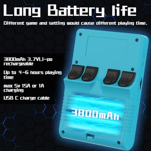 Handheld Game Console 3.5 inch IPS Screen 3800mAh 256G TF Card M293