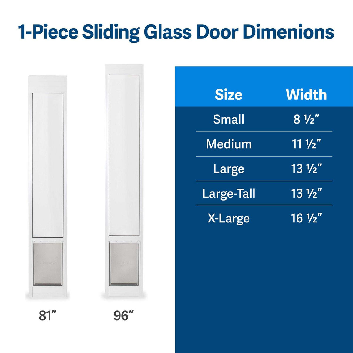 Patio Panel Pet Door Z1785