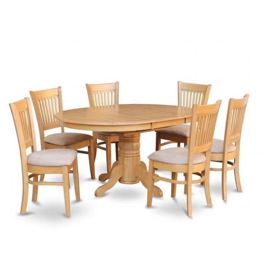 7 Piece Dining Table and 6 Chairs H64062