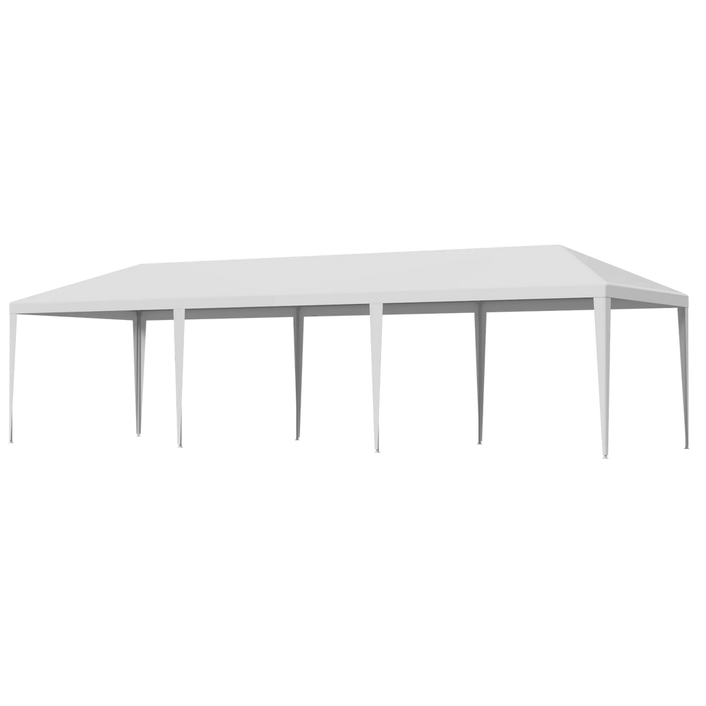 White Waterproof Canopy Tent Set 10 x 30' V974