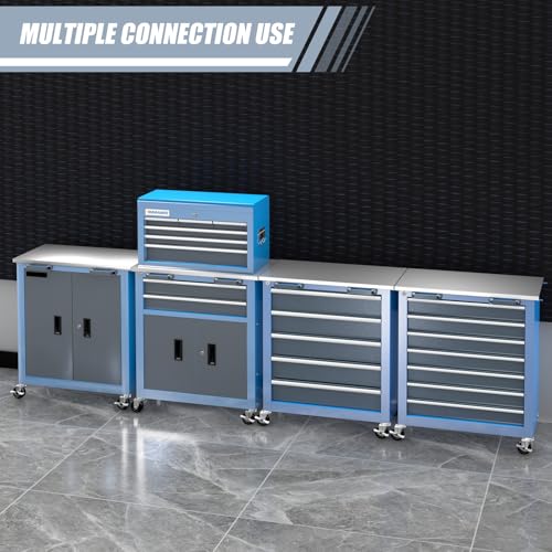 8 Drawer Rolling Tool Chest with Wheels N907