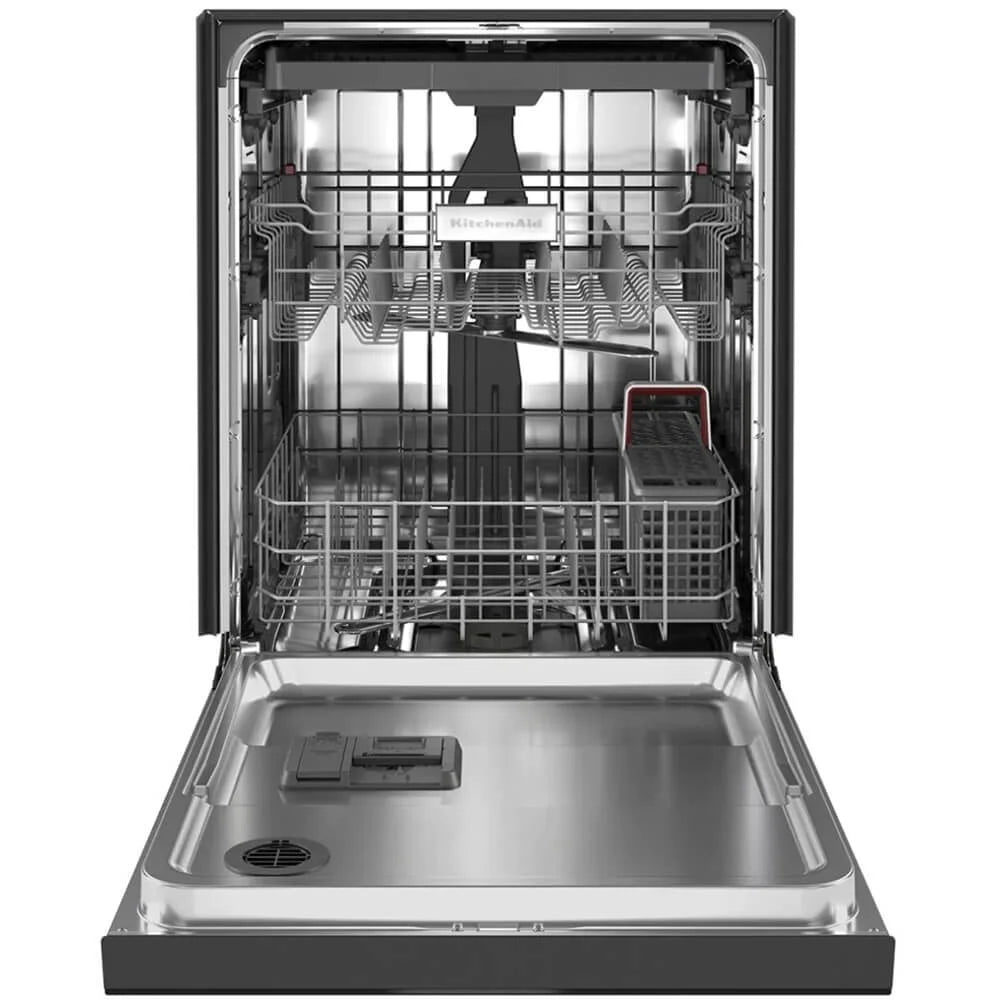 Black Dishwasher with Third Level Utensil Rack U82564