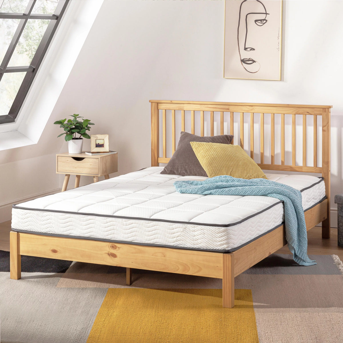 6 Bonnell Spring Mattress with Comfort Foam Top, Twin X6945