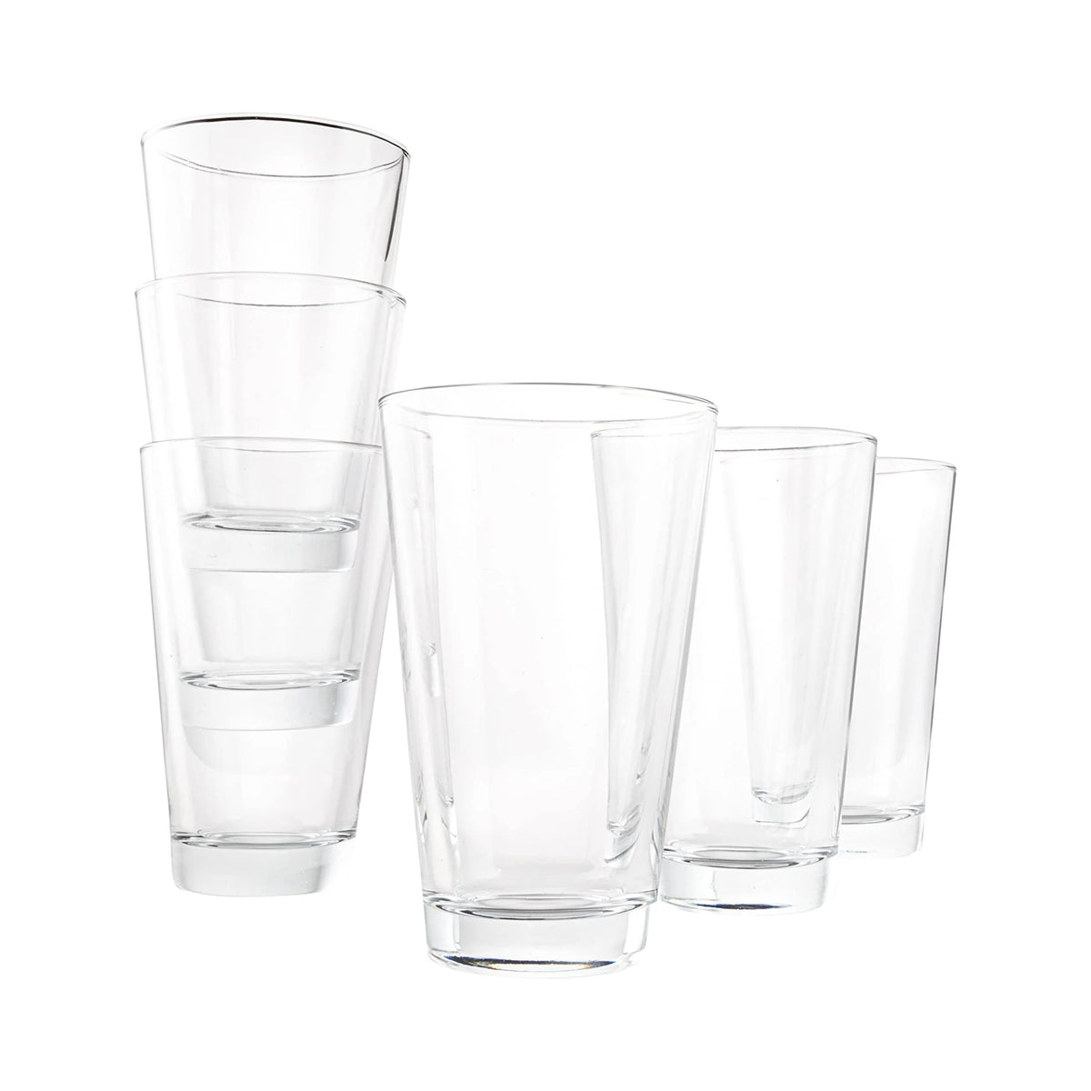 9.5 Ounce Dishwasher Safe Glass Tumblers Set of 12 M607